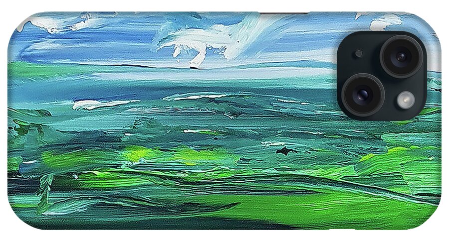  iPhone Case featuring the painting Dreamy Days 2 by Martin Bush