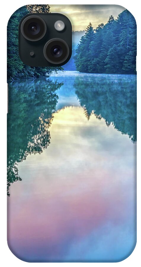 Pink iPhone Case featuring the photograph Reflections by Ed Newell