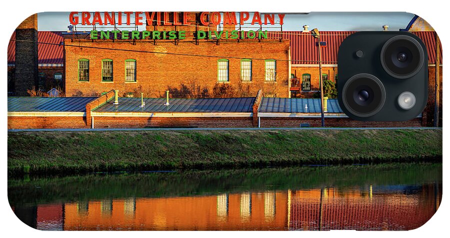 Architecture iPhone Case featuring the photograph Enterprise Mill Graniteville Company - Augusta GA #1 by Sanjeev Singhal