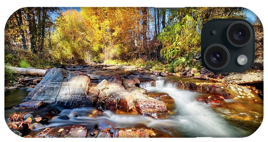 Creek iPhone Case featuring the photograph Fall Colors #1 by Thomas Nay