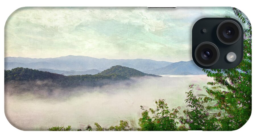 Tennessee iPhone Case featuring the digital art Fog In The Valley #1 by Phil Perkins