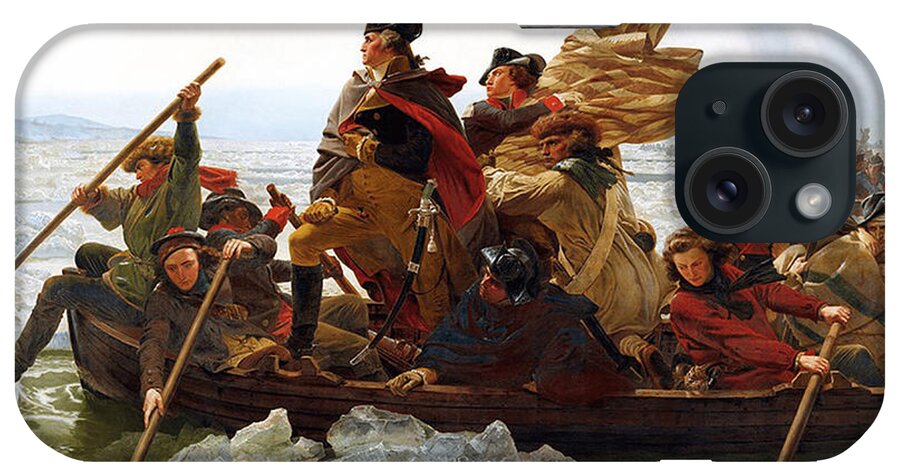George iPhone Case featuring the photograph George Washington Crossing The Delaware by Action