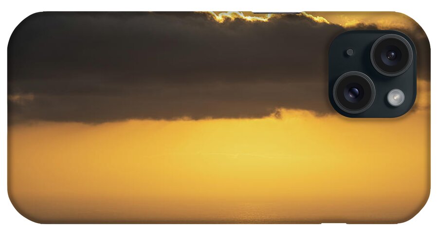 Golden Hour iPhone Case featuring the photograph Golden Rays of Sunset Print by Abigail Diane Photography