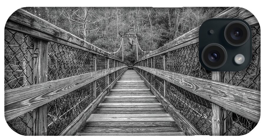 Tallulah Falls Bridge iPhone Case featuring the photograph Infinity #1 by Anna Rumiantseva