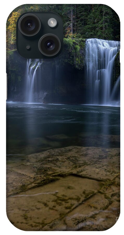 Waterfall iPhone Case featuring the photograph Lewis River Falls #1 by Keith Kapple