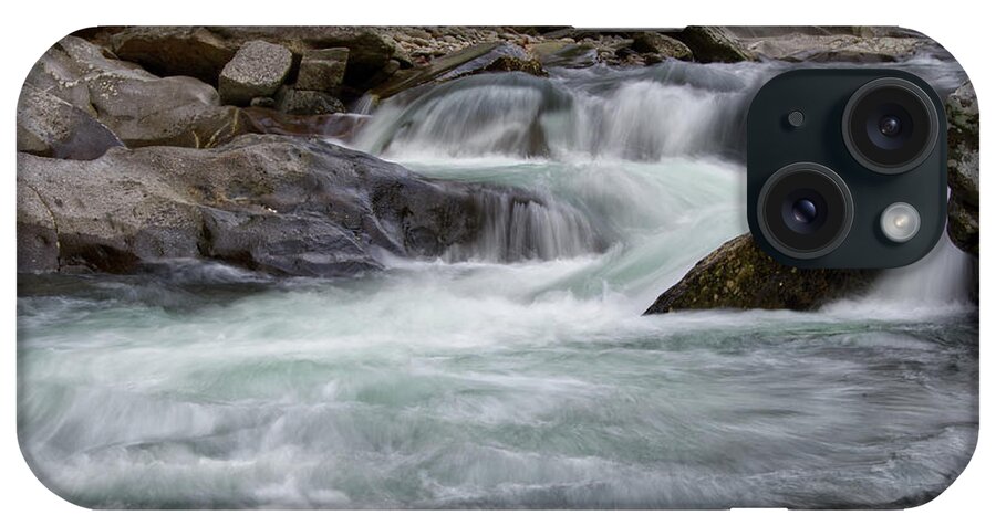 Cascades iPhone Case featuring the photograph Little River Rapids 2 #1 by Phil Perkins