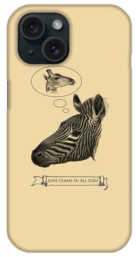 Love iPhone Case featuring the digital art Love Comes In All Sizes #1 by Madame Memento