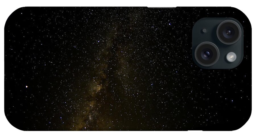 Milky Way Astrophotography Fstop101 Night Sky Stars iPhone Case featuring the photograph Milky Way #1 by Geno Lee