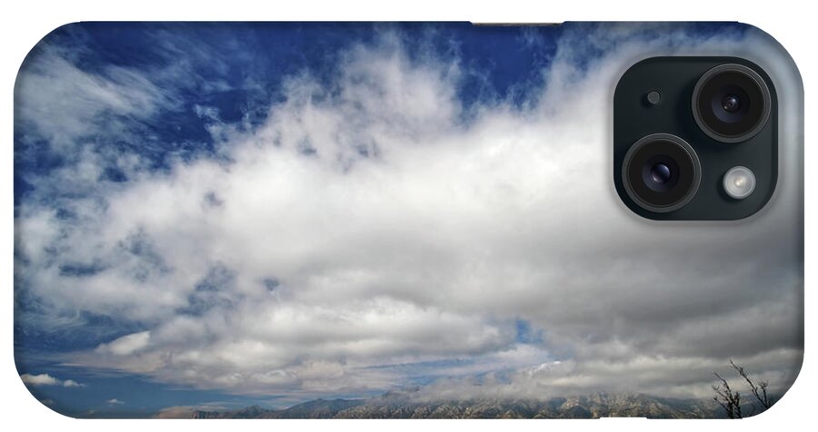 Mountains iPhone Case featuring the photograph Mountain and Sky #1 by George Taylor