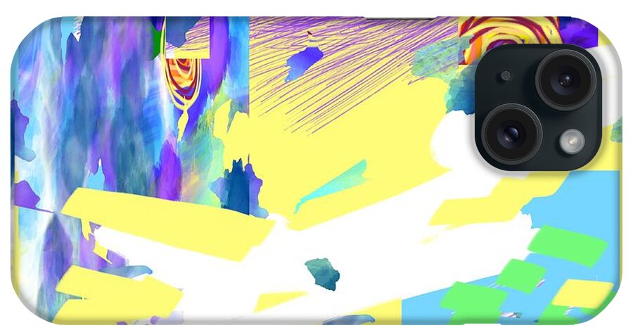 Abstract Artwork iPhone Case featuring the digital art My Spirit Would Hold Me In Between by Jeremiah Ray
