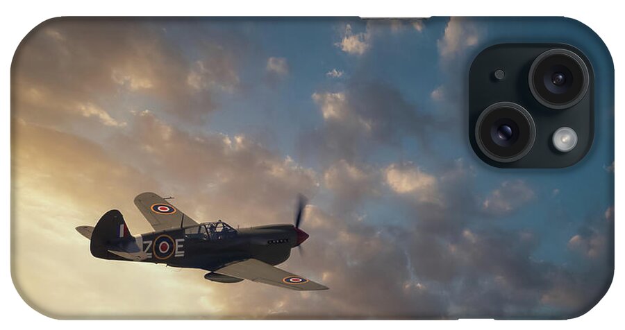Aeroplane iPhone Case featuring the photograph P40 Kittyhawk, World War 2 Aircraft #1 by Rick Deacon