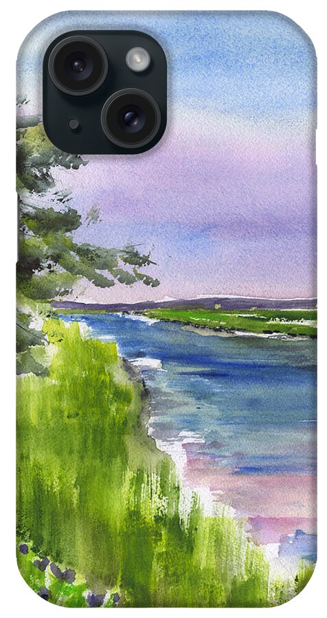 Pawleys Island Marsh iPhone Case featuring the painting Pawleys Island Marsh #1 by Frank Bright