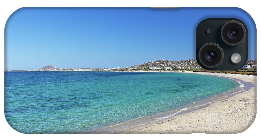 Plaka iPhone Case featuring the photograph Plaka beach of Naxos, Greece #1 by Constantinos Iliopoulos