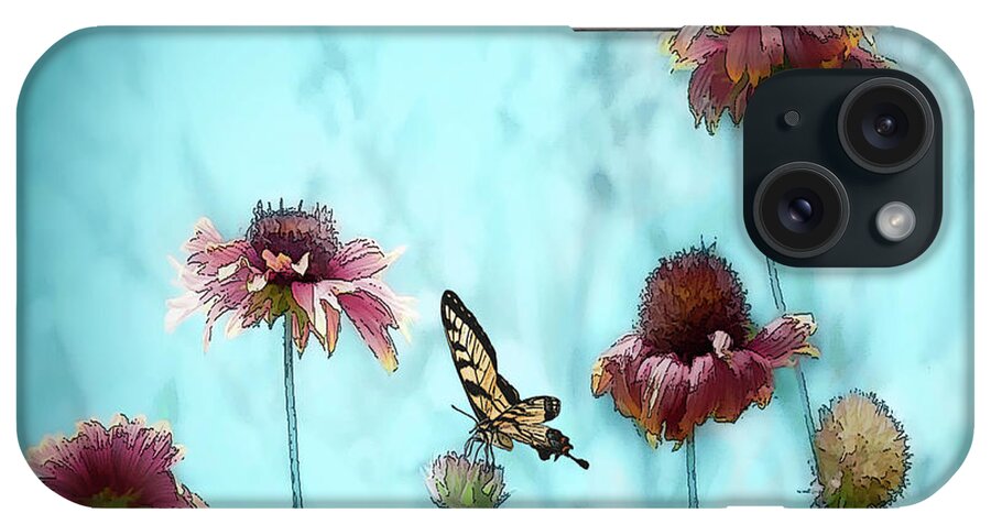 Garden iPhone Case featuring the photograph Playing in the Garden by Shara Abel