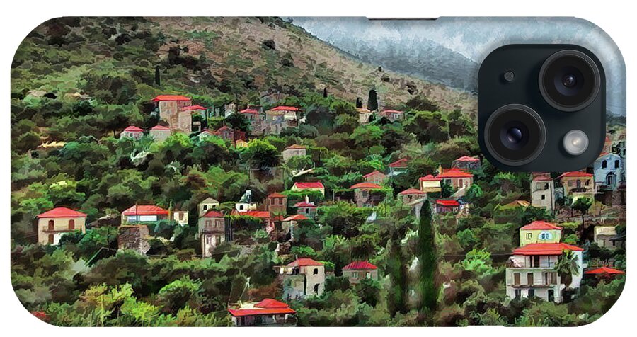 Hill iPhone Case featuring the photograph Red roofs on a hill by Aleksander Rotner