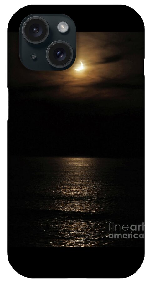 Ring Of Fire iPhone Case featuring the photograph Ring of Fire Partial Solar Eclipse #1 by Paula Guttilla