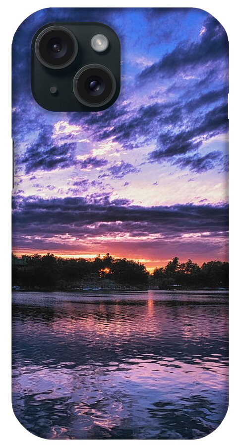 Singleton Photography iPhone Case featuring the photograph River Sunset #1 by Tom Singleton