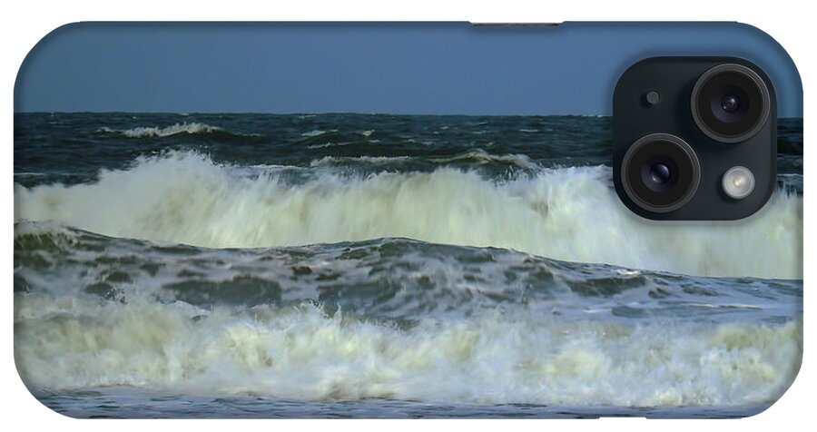 St Augustine iPhone Case featuring the photograph Rough Surf #1 by D Hackett