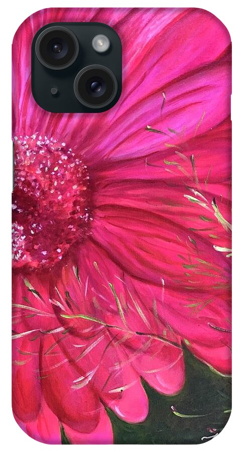 Aster iPhone Case featuring the painting Summer Dancer #1 by Juliette Becker