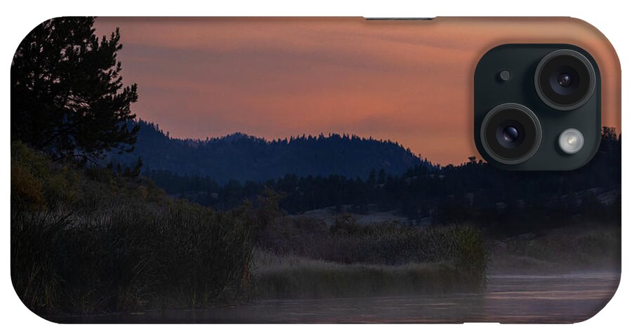 Sunrise iPhone Case featuring the photograph Sunrise on the South Platte River #1 by Steven Krull