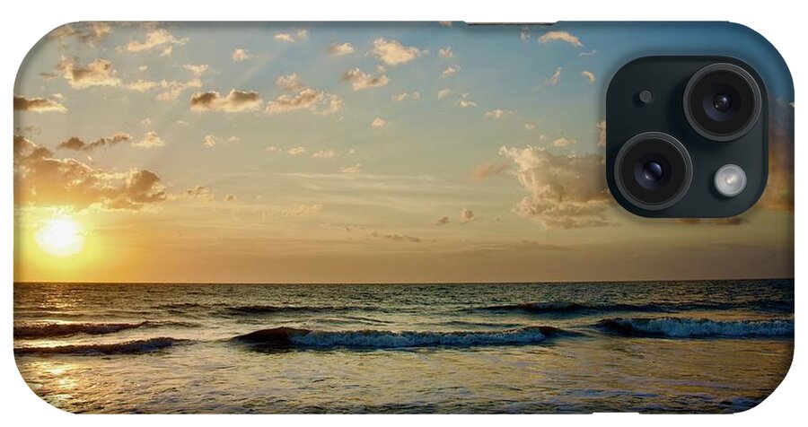 Sunrise iPhone Case featuring the photograph Sunrise Over The Atlantic At Hilton Head #1 by Dennis Schmidt