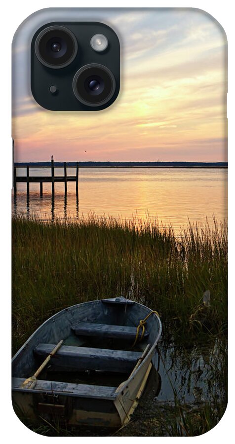 Photo iPhone Case featuring the photograph Sunset Over the Channel 1 #1 by Alan Hausenflock