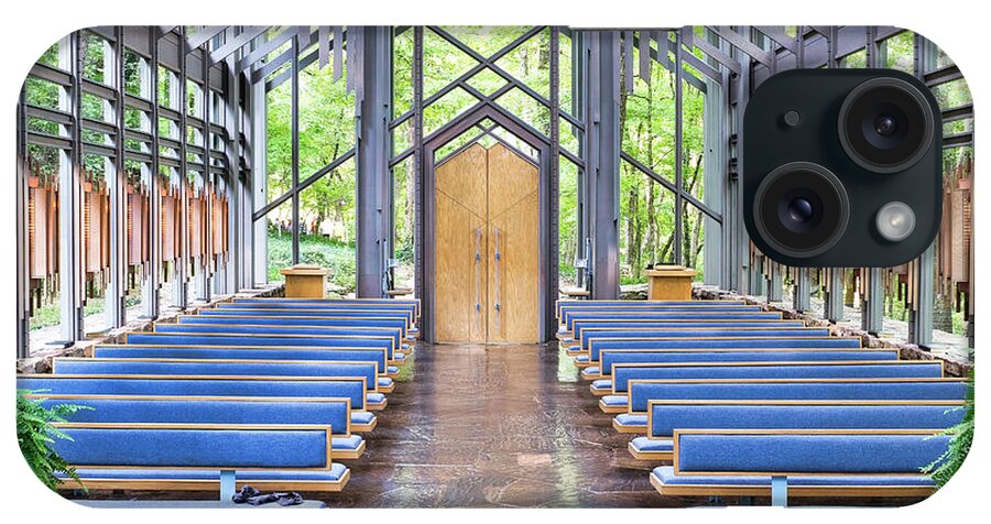 The Thorncrown Chapel In Eureka Springs Arkansas iPhone Case featuring the photograph The Thorncrown Chapel Eureka Springs Arkansas #1 by Robert Bellomy