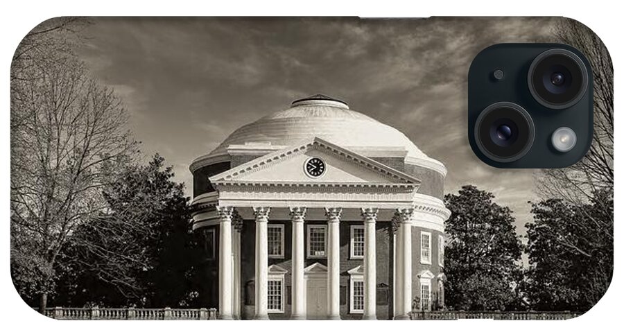 University Of Virginia iPhone Case featuring the photograph The University of Virginia Rotunda #1 by Mountain Dreams