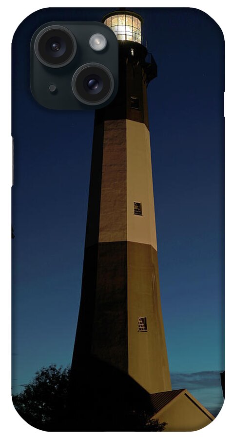 Lighthouse iPhone Case featuring the photograph Tybee Island Lighthouse, Ga. - Night Shot #1 by Richard Krebs