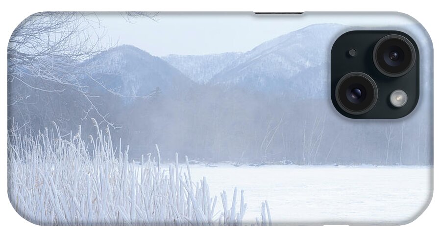 Winter iPhone Case featuring the photograph Winter Landscape of Japan #1 by Kiran Joshi