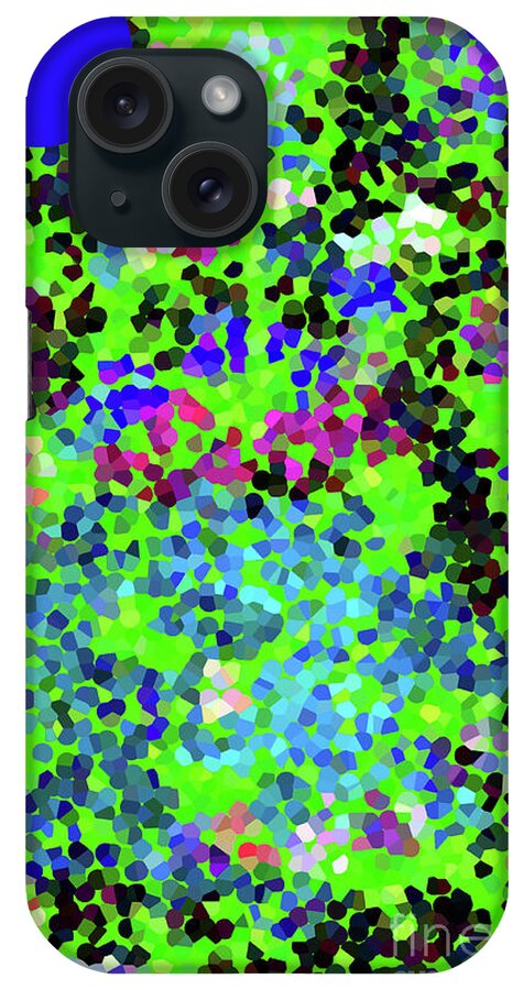 Walter Paul Bebirian: The Bebirian Art Collection iPhone Case featuring the digital art 10-1-2011labcdefghij by Walter Paul Bebirian