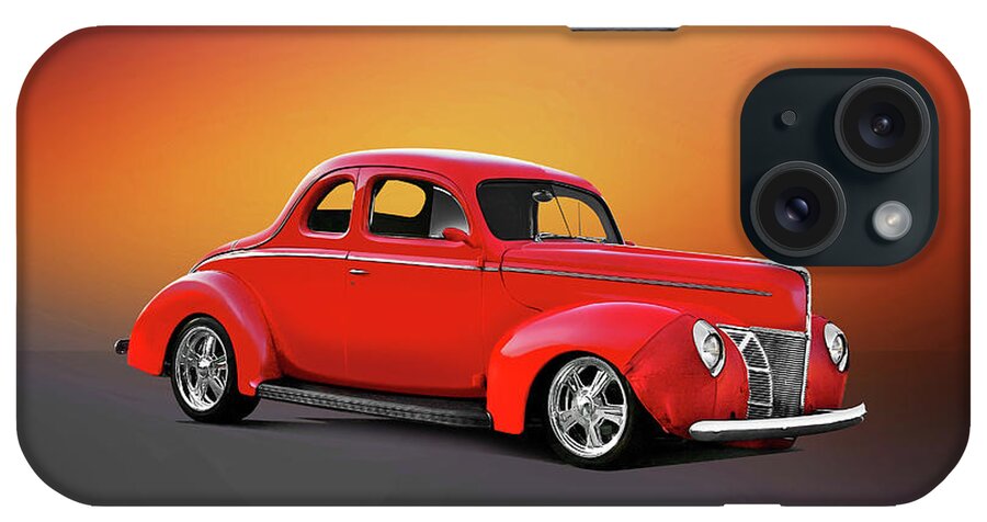 1940 Ford Coupe iPhone Case featuring the photograph 1940 Ford Deluxe Coupe #10 by Dave Koontz