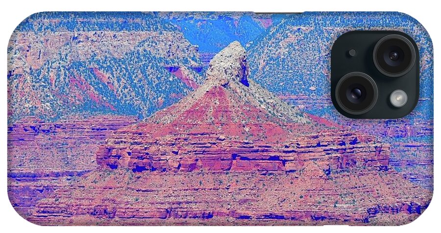 The Grand Canyon iPhone Case featuring the digital art The Grand Canyon #10 by Tammy Keyes