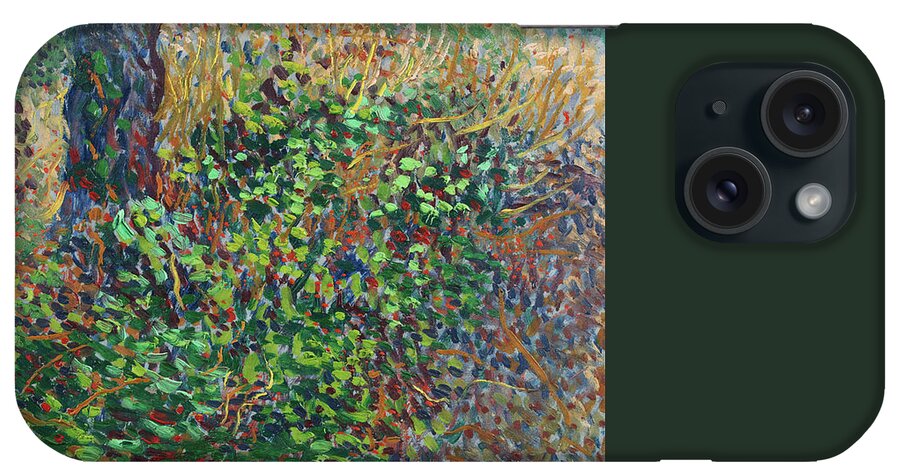 European iPhone Case featuring the painting Undergrowth #12 by Vincent van Gogh