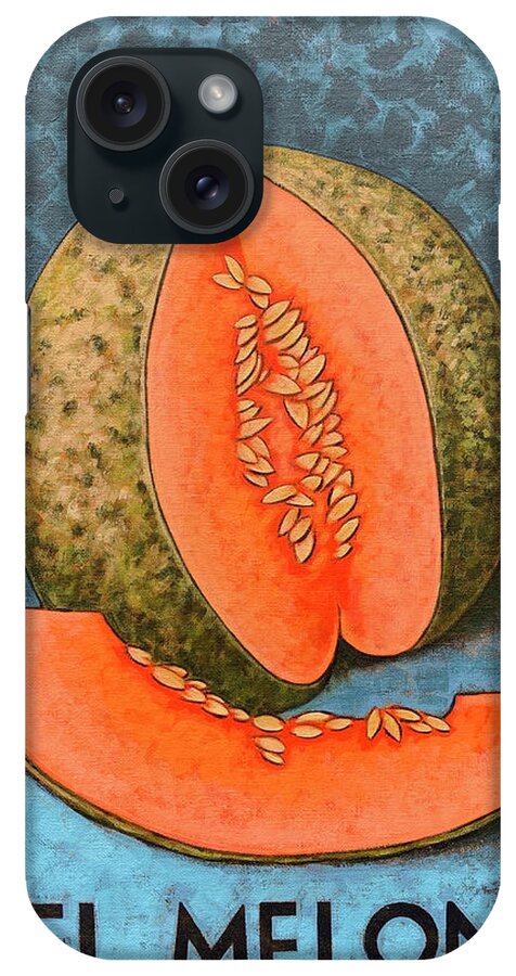 Loteria iPhone Case featuring the painting 11 El Melon by Holly Wood