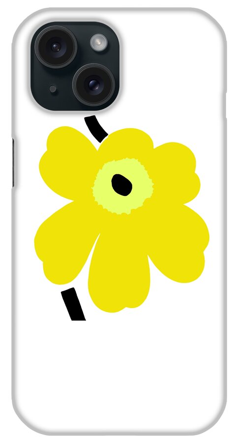 Marimekko iPhone Case featuring the digital art Marimekko Design #11 by Luz Jaskolski