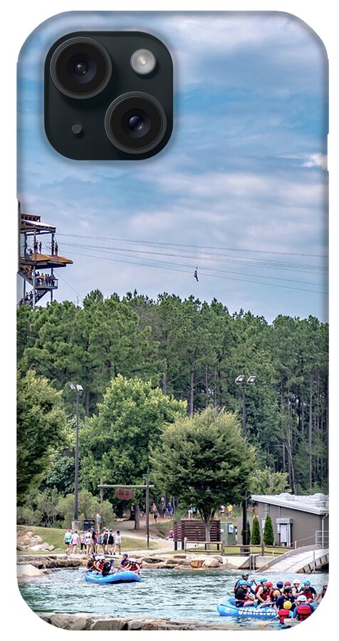 Whitewater iPhone Case featuring the photograph Whitewater Rafting Action Sport At Whitewater National Center In #13 by Alex Grichenko
