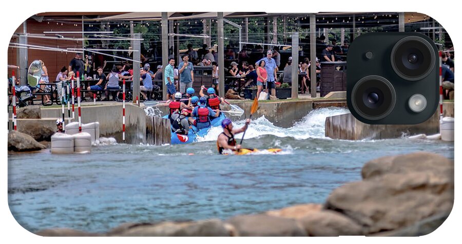 Whitewater iPhone Case featuring the photograph Whitewater Rafting Action Sport At Whitewater National Center In #15 by Alex Grichenko