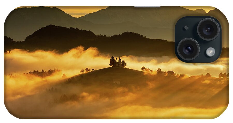 Sveti iPhone Case featuring the photograph Church of Saint Thomas at sunrise #18 by Ian Middleton