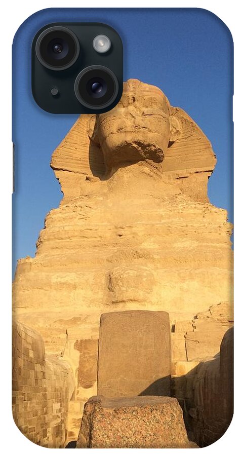 Giza iPhone Case featuring the photograph Great Sphinx #18 by Trevor Grassi