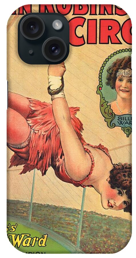 Americana iPhone Case featuring the digital art 1924 Miss Billie Ward by Kim Kent