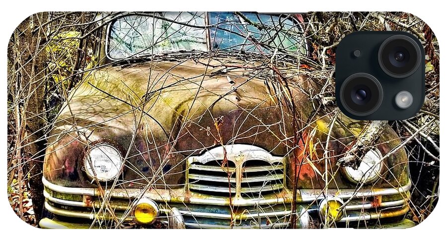 Packard iPhone Case featuring the photograph 1950 Packard by Jim Harris