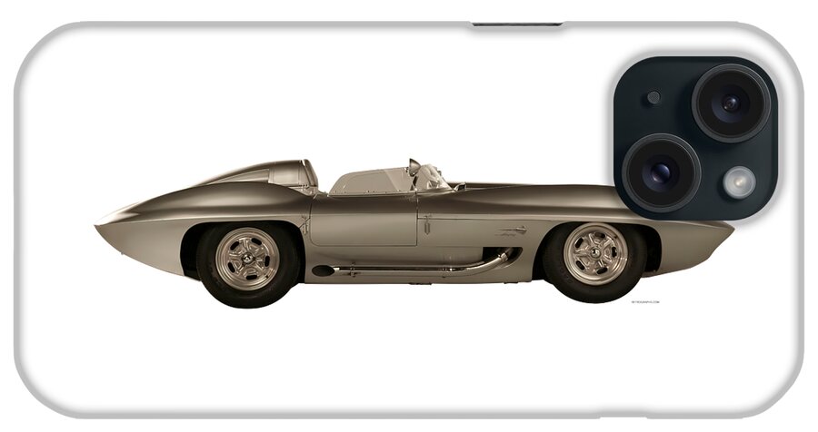 1959 iPhone Case featuring the photograph 1959 Corvette XP87 by Retrographs