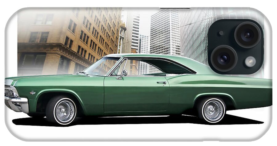 1966 Chevrolet Impala iPhone Case featuring the photograph 1966 Chevrolet Impala 2-Door Hardtop by Dave Koontz