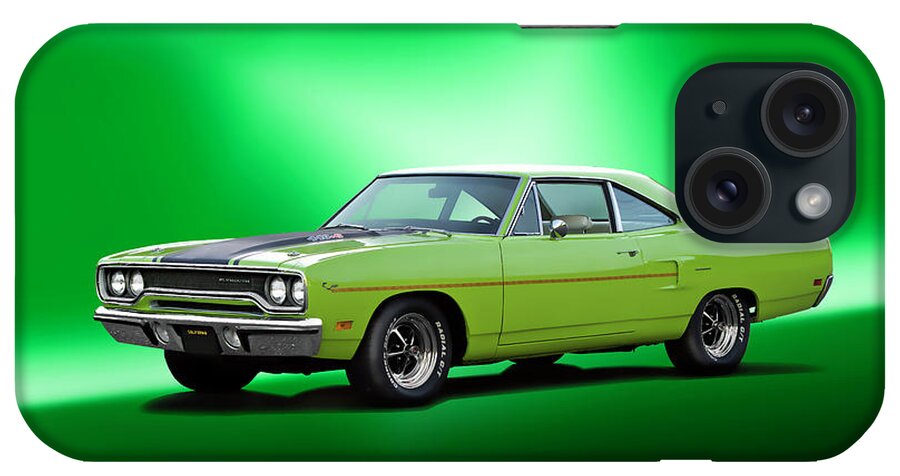 1970 Plymouth Roadrunner 440 iPhone Case featuring the photograph 1970 Plymouth Roadrunner 440 by Dave Koontz