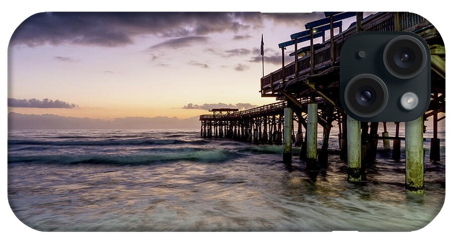 Cocoa Beach iPhone Case featuring the photograph 1st Dawn Cocoa Pier by Jennifer White
