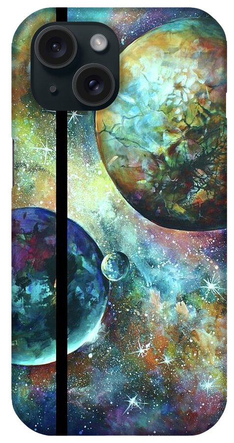  iPhone Case featuring the painting ...a Moment #2 by Michael Lang