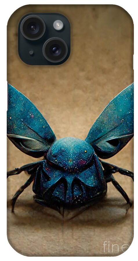 Alien Ant iPhone Case featuring the digital art Alien Ant #3 by Andreas Thaler