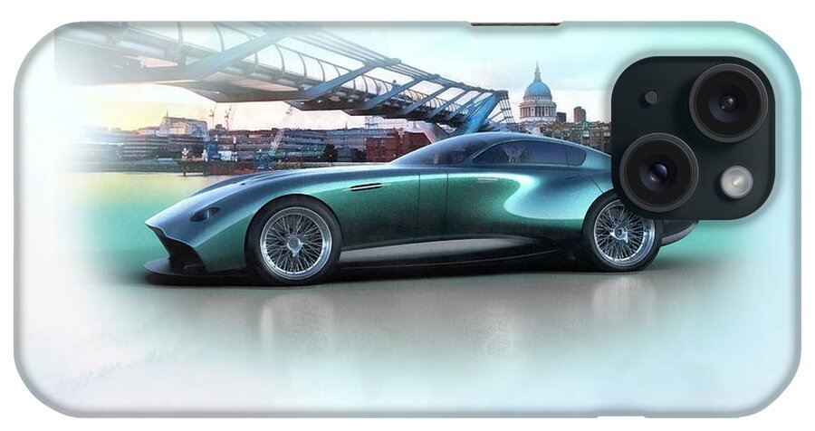 Aston Martin iPhone Case featuring the digital art Aston Martin #2 by Jerzy Czyz