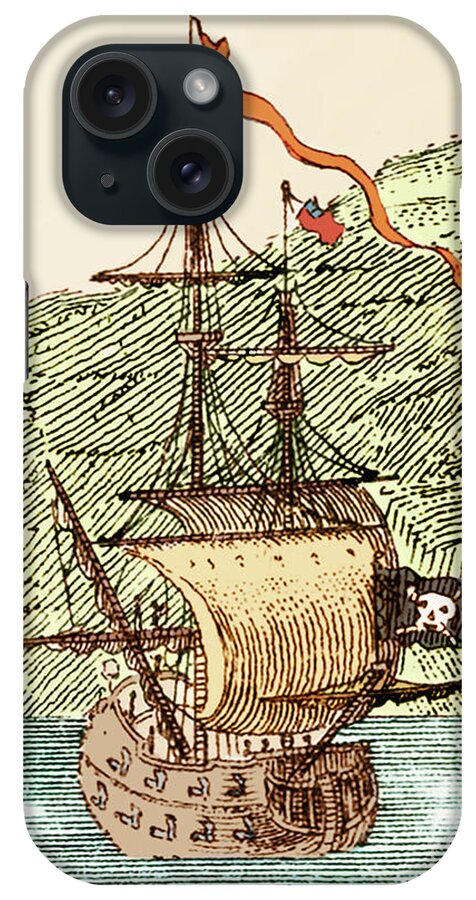 18th iPhone Case featuring the photograph Blackbeard's Pirate Ship, Queen Anne's Revenge #2 by Science Source